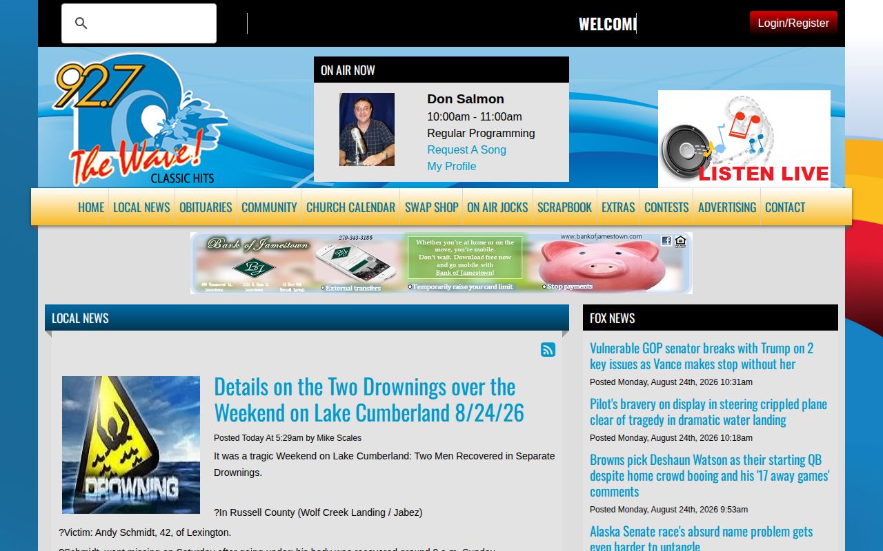 Russell County arrest news on WHVE local news section